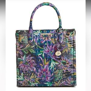 NWT BRAHMIN Melbourne Collection Caroline Visionary Satchel Bag